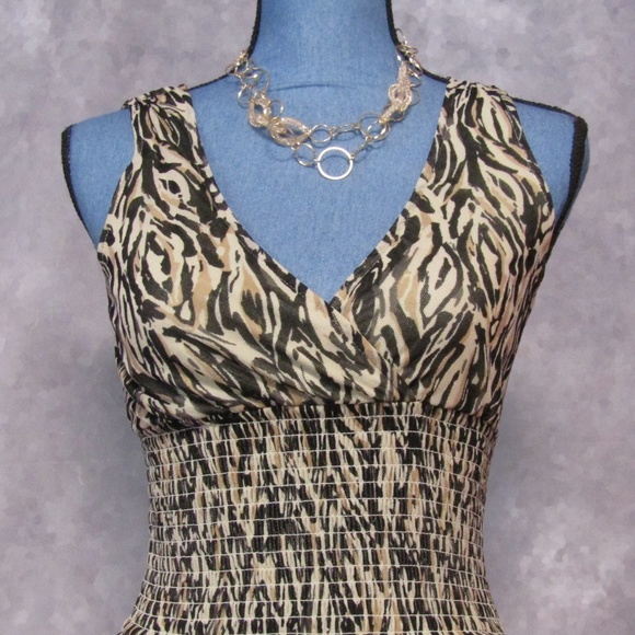 Express Animal Print Dress Size XS - Picture 2 of 5